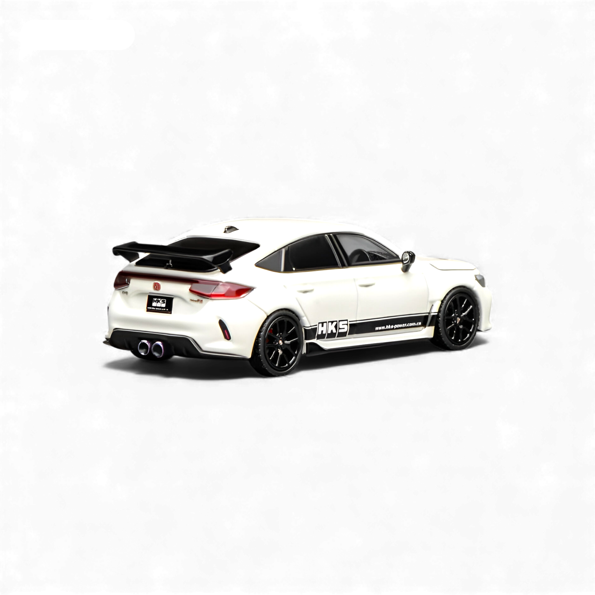 Honda Civic Type R FL5 HKS White 1:64 by Motorhelix  2