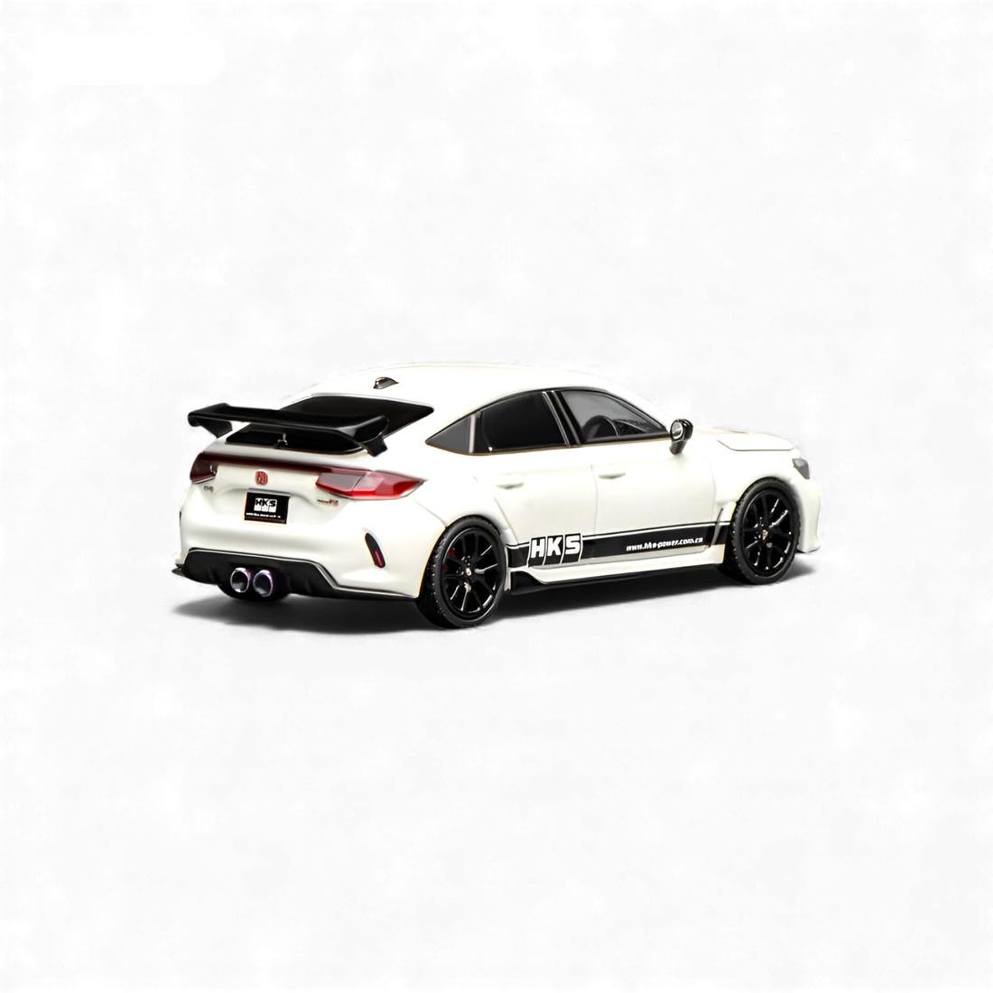Honda Civic Type R FL5 HKS White 1:64 by Motorhelix  2
