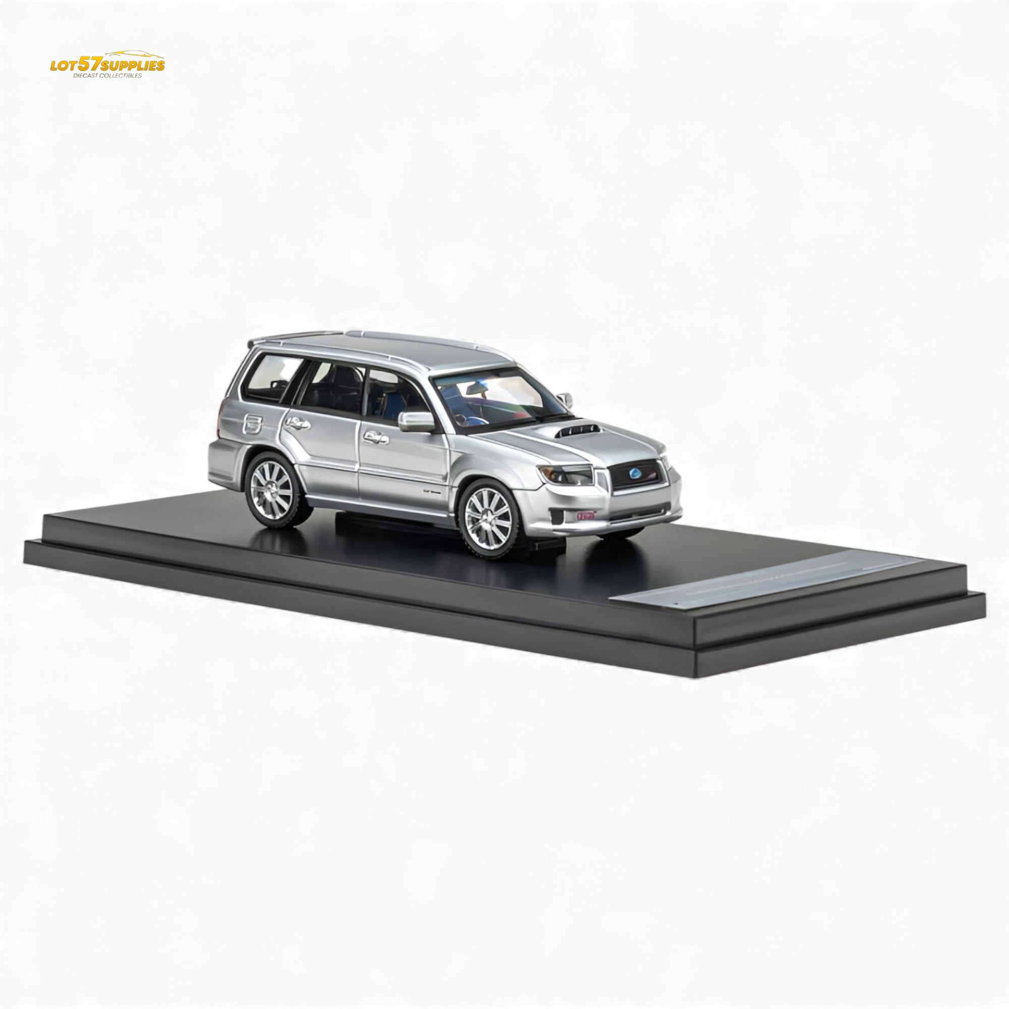 Subaru Forester Silver 1:64 by Fiberrun