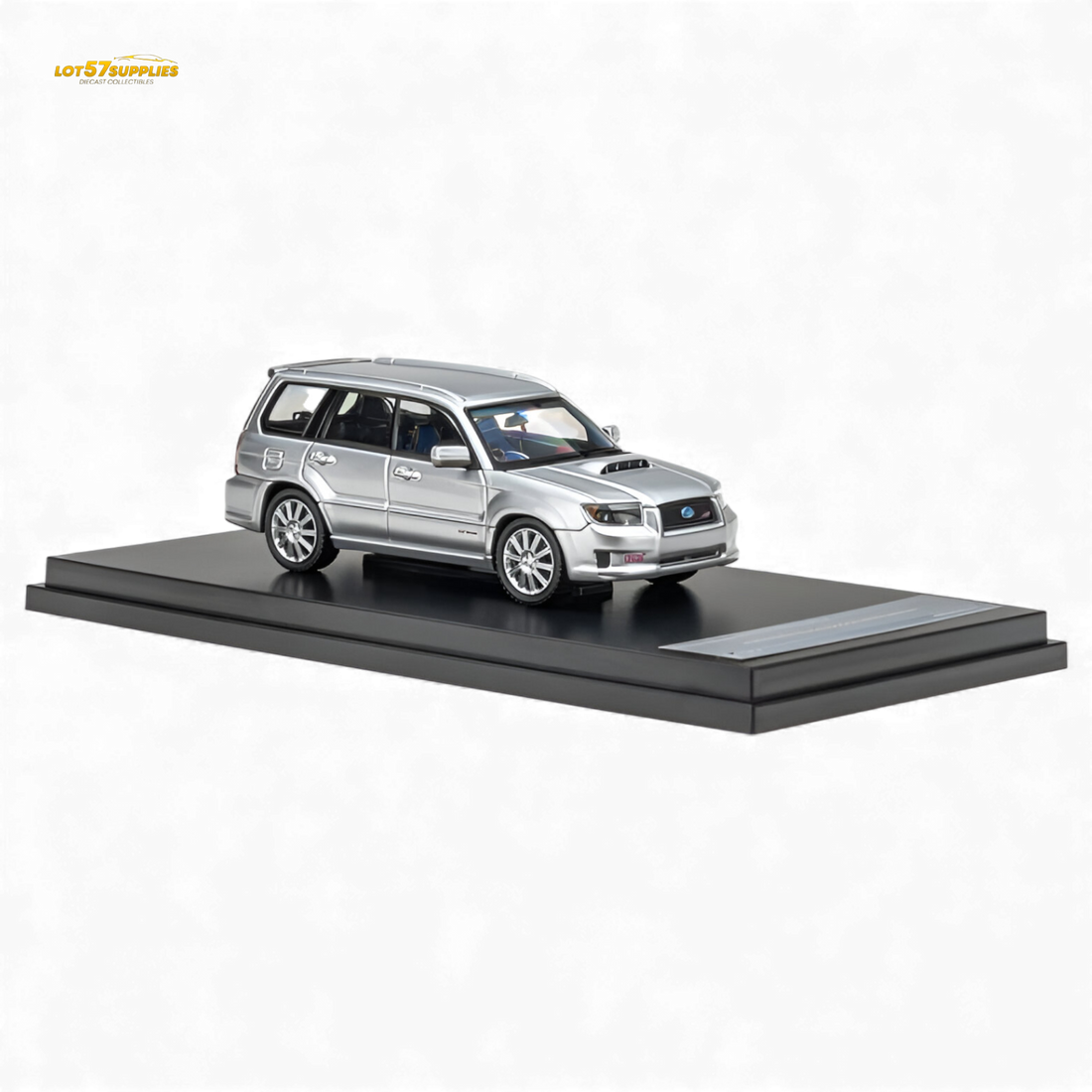 Subaru Forester Silver 1:64 by Fiberrun