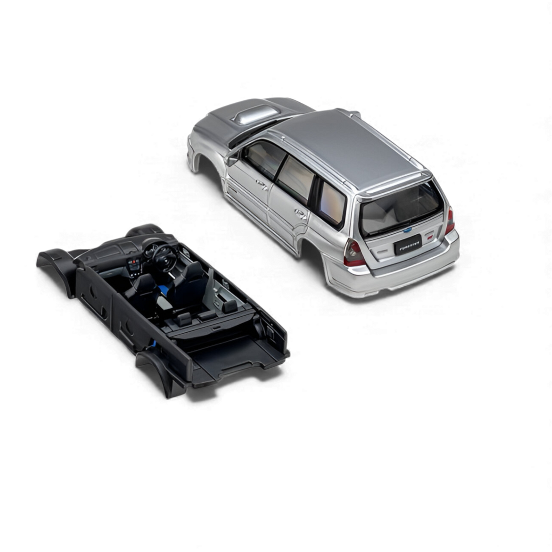 Subaru Forester Silver 1:64 by Fiberrun  8