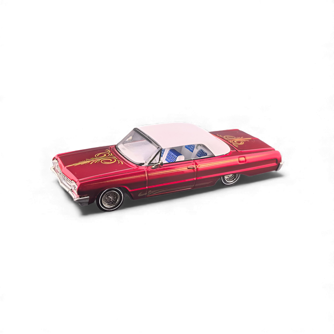 Chevrolet Impala - Transparent Red Luxury - 1:64 by Fine Works64  2