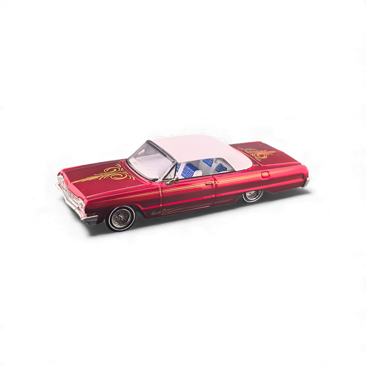 Chevrolet Impala - Transparent Red Luxury - 1:64 by Fine Works64  2