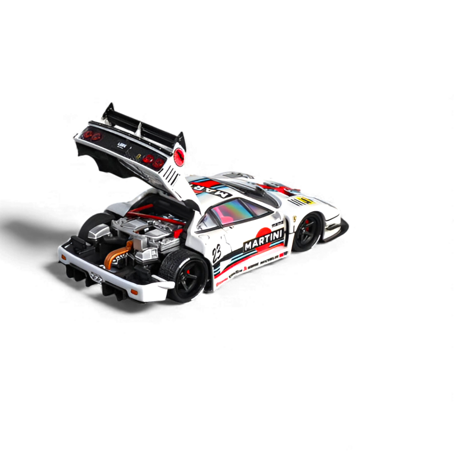 Limited edition Ferrari F40 Martini Racing #23 1:64 collectible model