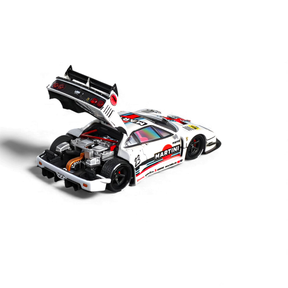 Limited edition Ferrari F40 Martini Racing #23 1:64 collectible model