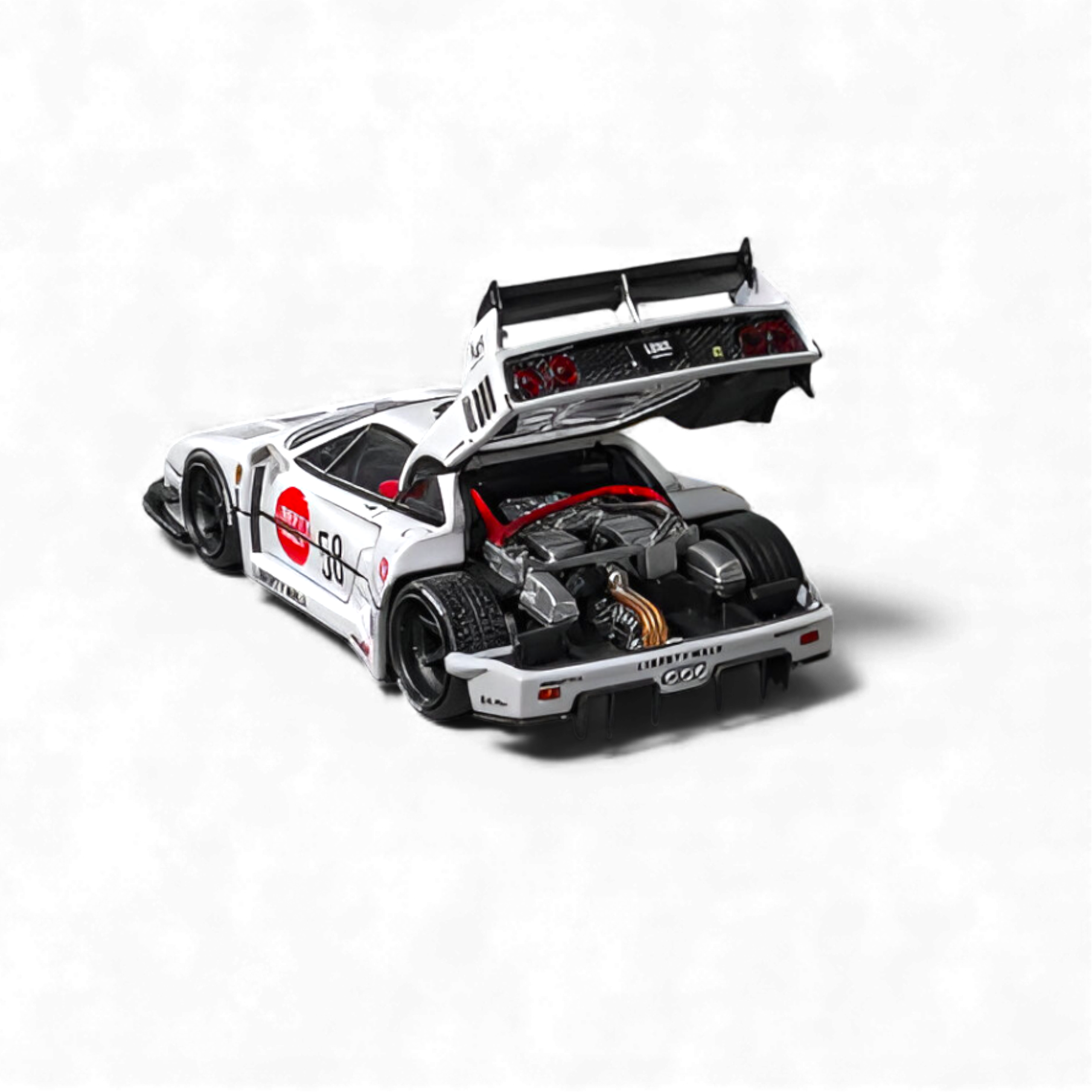 Limited edition Ferrari F40 LB-Works White #58 diecast model