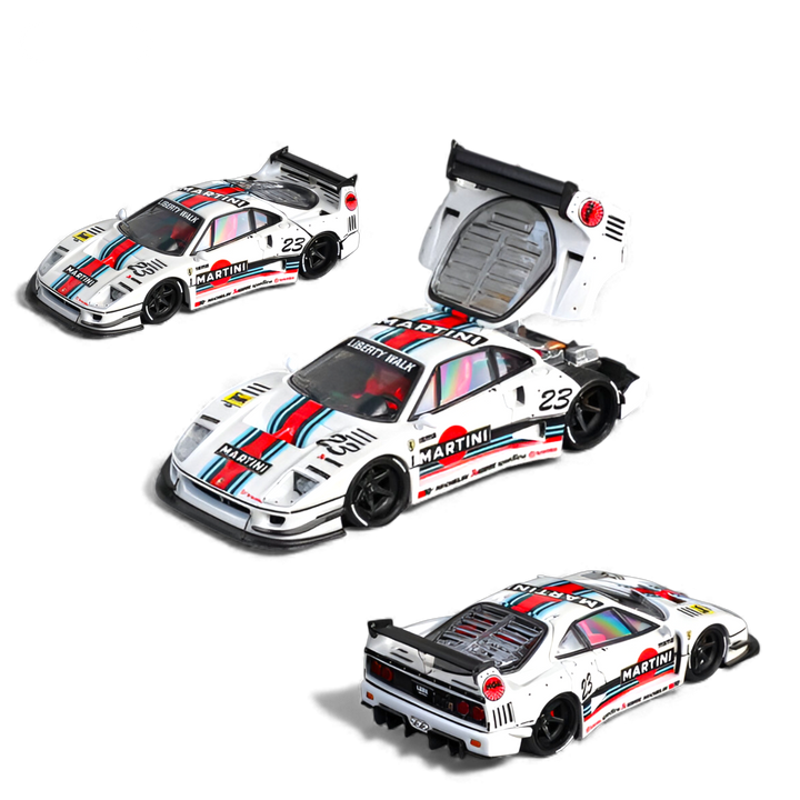Ferrari F40 Liberty Walk LB-Works Martini Racing #23 1:64 diecast model by Star Models