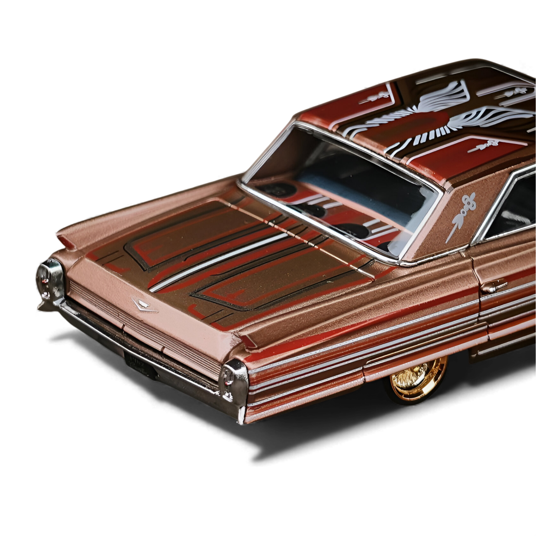 Cadillac Diwei Metallic Red Copper 1:64 by MK Miniatures  3