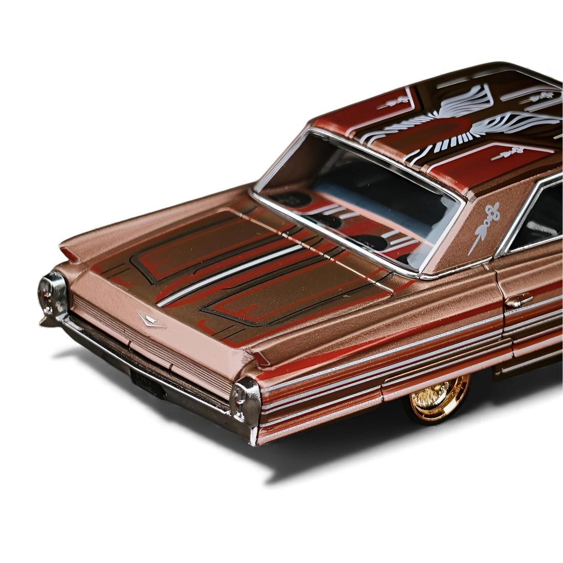 Cadillac Diwei Metallic Red Copper 1:64 by MK Miniatures  3