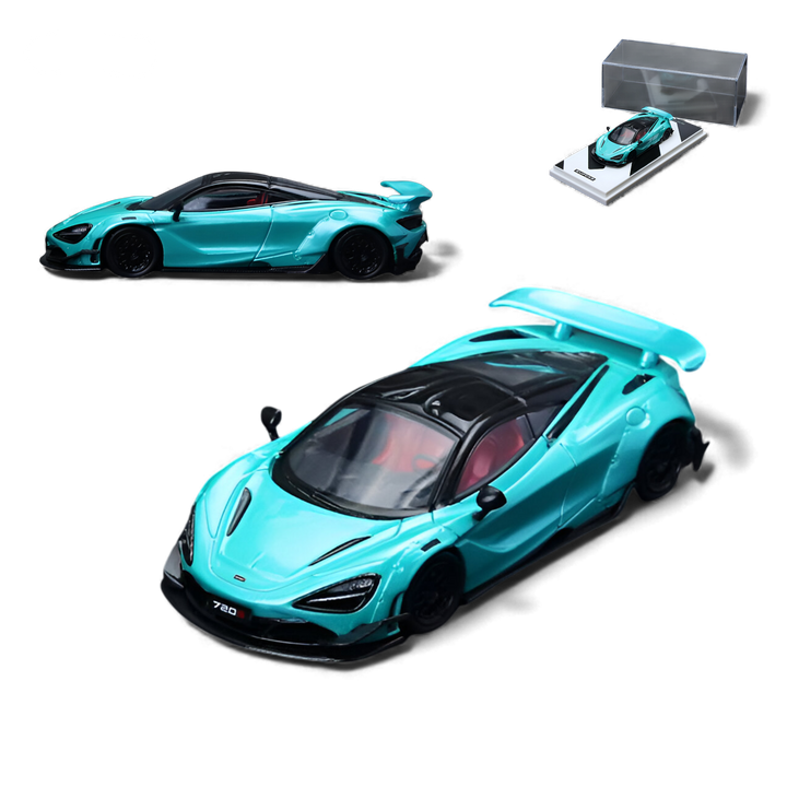 McLaren 720S Cyan Blue 1:64 by SC