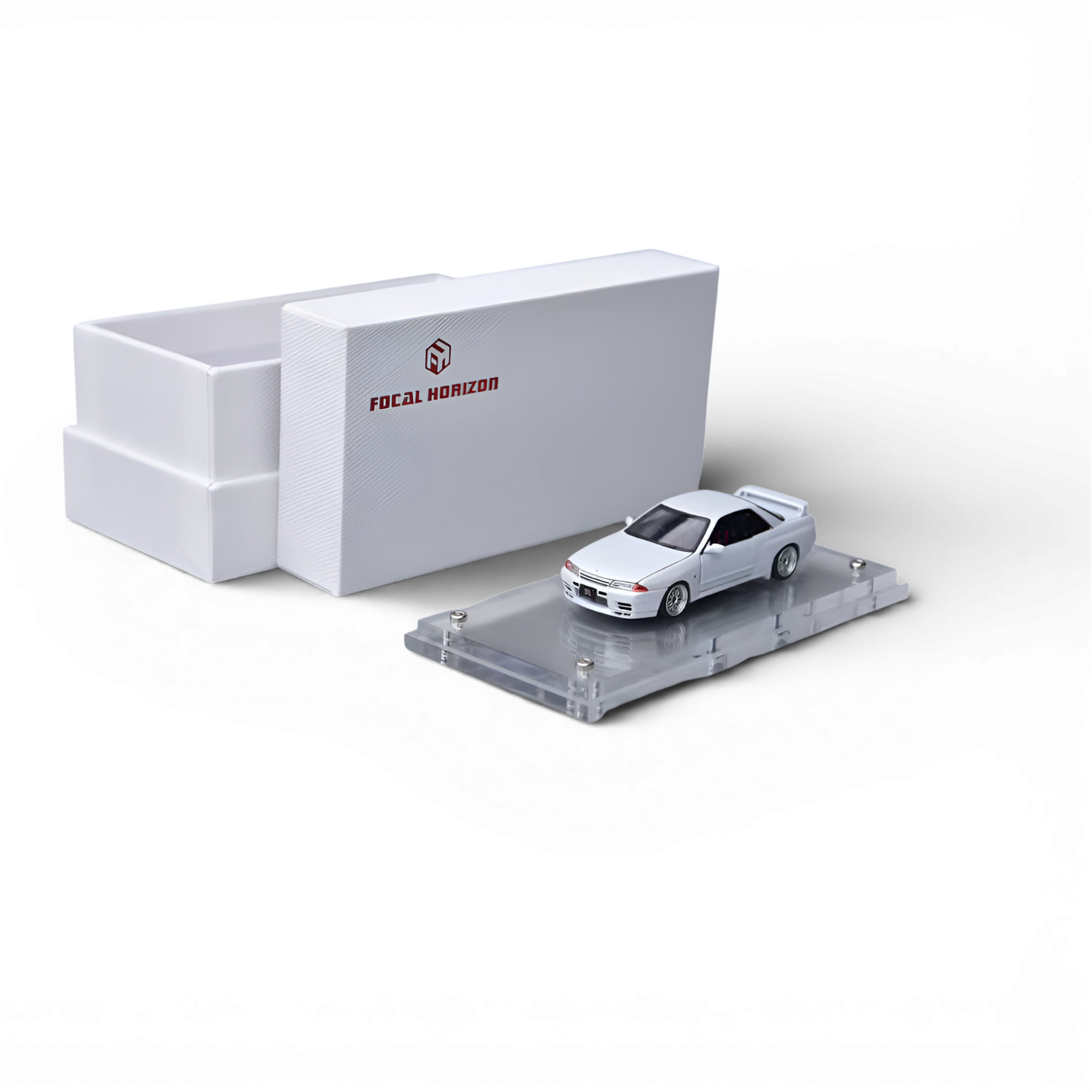 Focal Horizon Nissan Skyline GT-R R32 Nismo S-Tune White 1:64 5