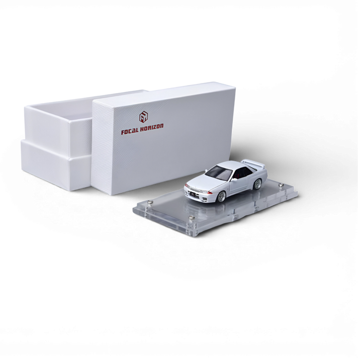 Focal Horizon Nissan Skyline GT-R R32 Nismo S-Tune White 1:64 5