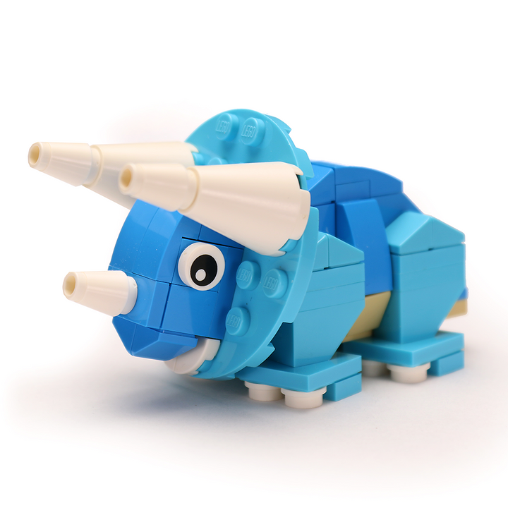 Triceratops - Custom Dinosaur Set made using LEGO parts - B3 Customs