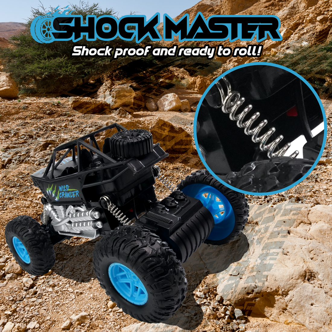 Wild Crawler Remote Control (RC) Monster Truck by USA Toyz 3