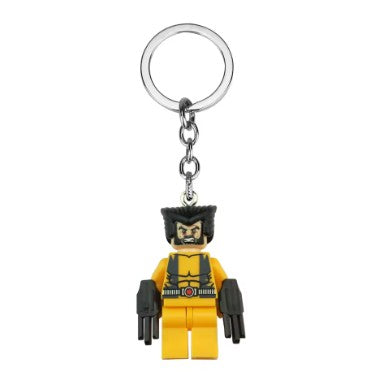 Wolverine Minifigure Custom Keychain - Custom Brick-Compatible Minifigure 2