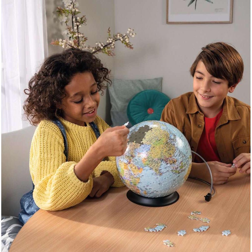 World Globe with Stand 550 Piece 3D Jigsaw Puzzle Ravensburger 4