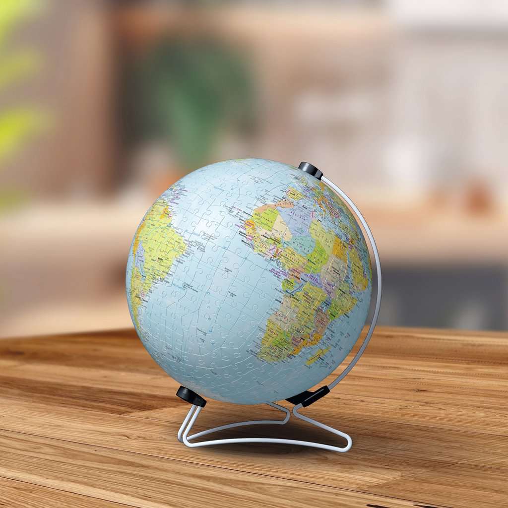 World Globe with Stand 550 Piece 3D Jigsaw Puzzle Ravensburger 7