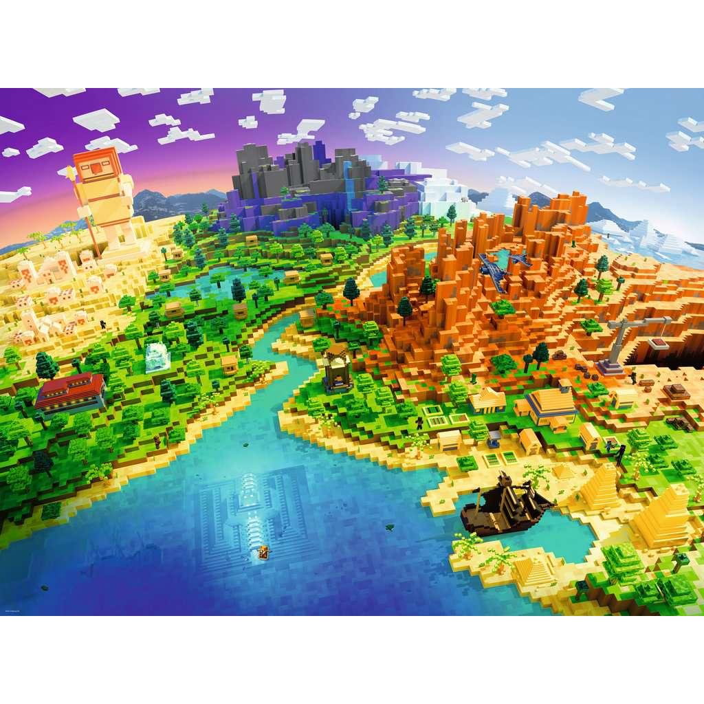 World of Minecraft 1500 Piece Jigsaw Puzzle Ravensburger 2