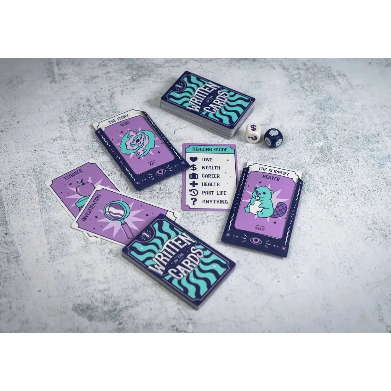 Written in the Cards - Dice & Cards Funny Fortune Game - Professor Puzzle 2