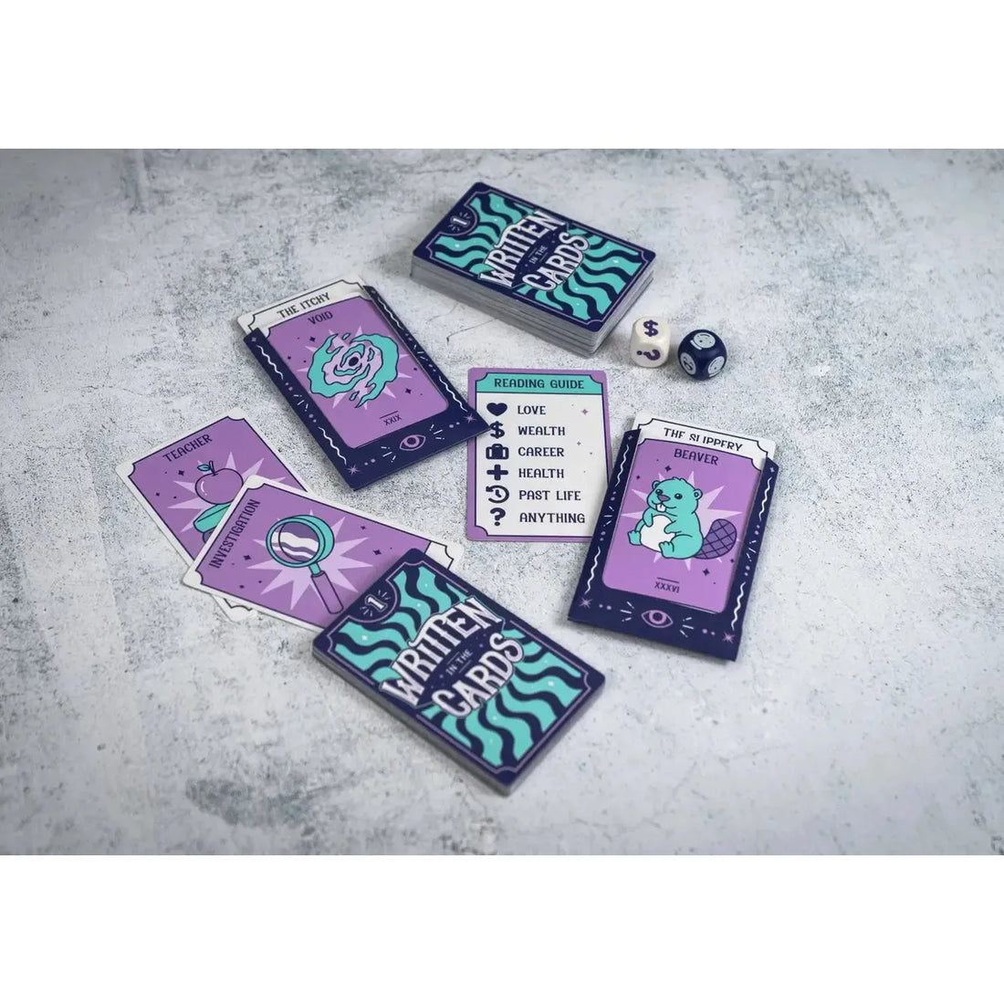 Written in the Cards - Dice & Cards Funny Fortune Game - Professor Puzzle 2
