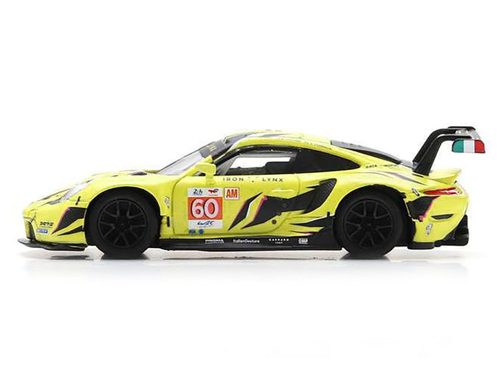 Porsche 911 RSR-19 #60 Matteo Cressoni - Alessio Picariello - Claudio Schiavoni "Iron Lynx" "24 Hours of Le Mans" (2023) 1/64 Diecast Model Car by Sparky-1