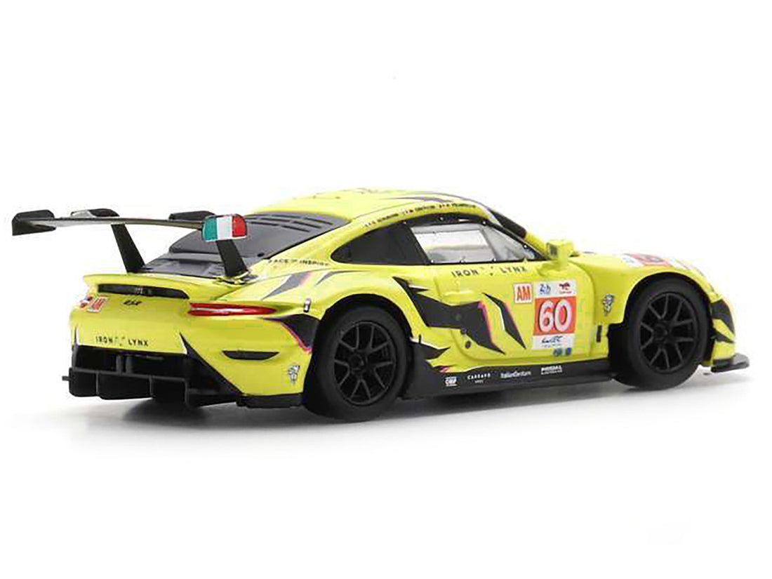 Porsche 911 RSR-19 #60 Matteo Cressoni - Alessio Picariello - Claudio Schiavoni "Iron Lynx" "24 Hours of Le Mans" (2023) 1/64 Diecast Model Car by Sparky-2