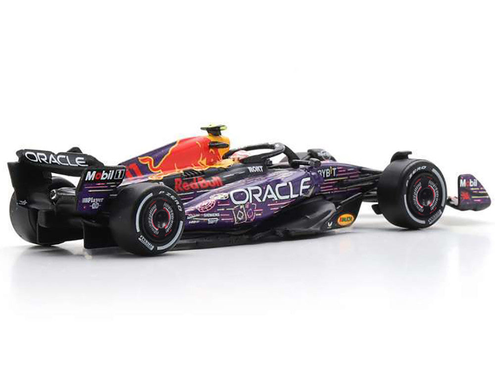 Red Bull Racing RB19 #11 Sergio Perez "Oracle" 3rd Place Formula One F1 "Las Vegas GP" (2023) 1/64 Diecast Model Car by Spark-2