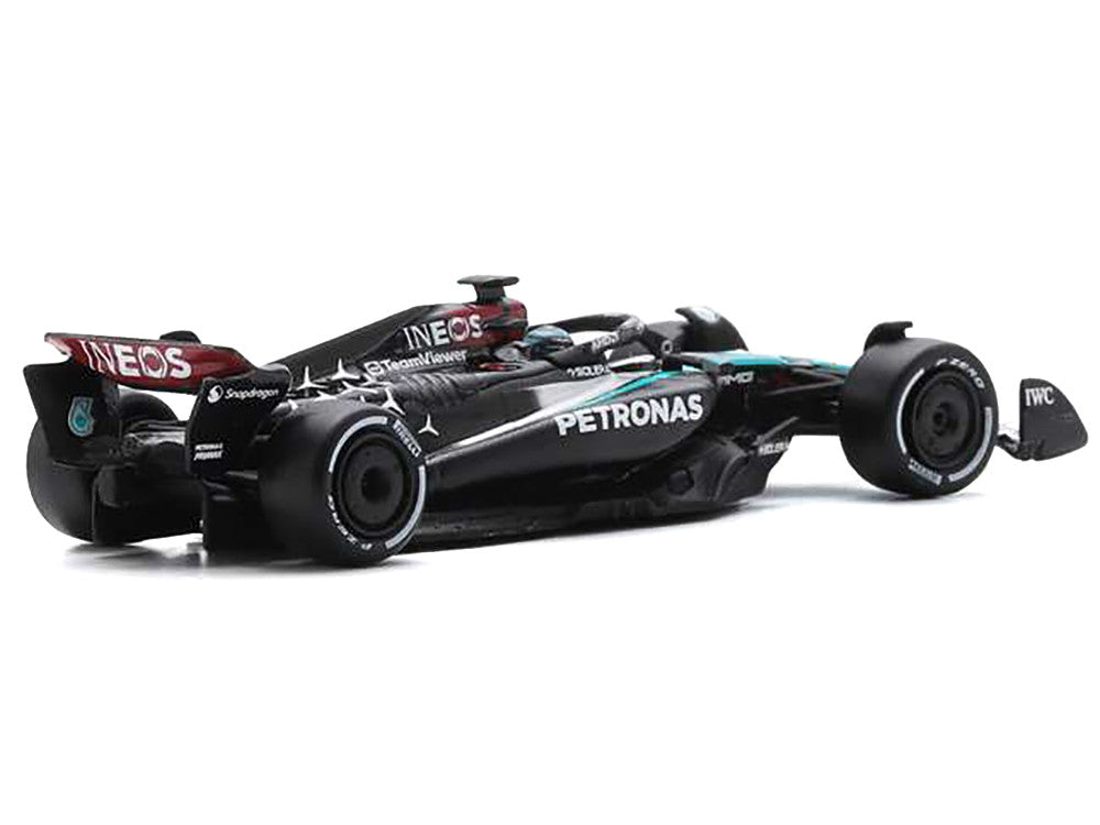Mercedes-AMG F1 W15 E Performance #63 George Russell "Petronas" Formula One F1 "Bahrain GP" (2024) 1/64 Diecast Model Car by Spark-1