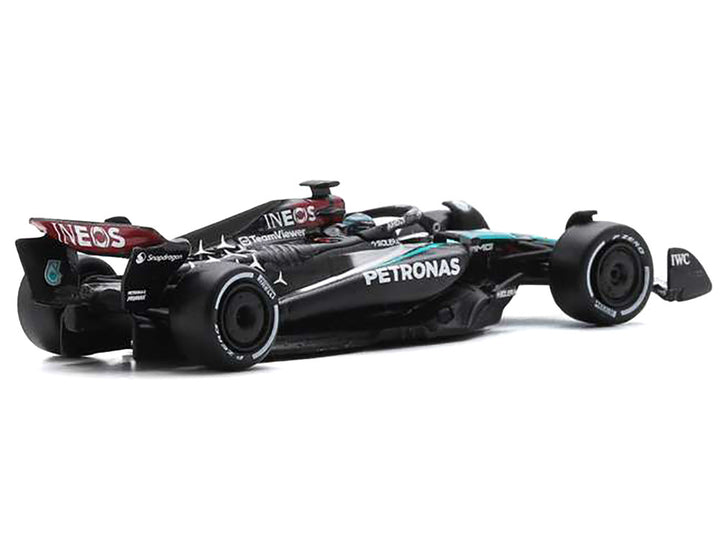 Mercedes-AMG F1 W15 E Performance #63 George Russell "Petronas" Formula One F1 "Bahrain GP" (2024) 1/64 Diecast Model Car by Spark-1
