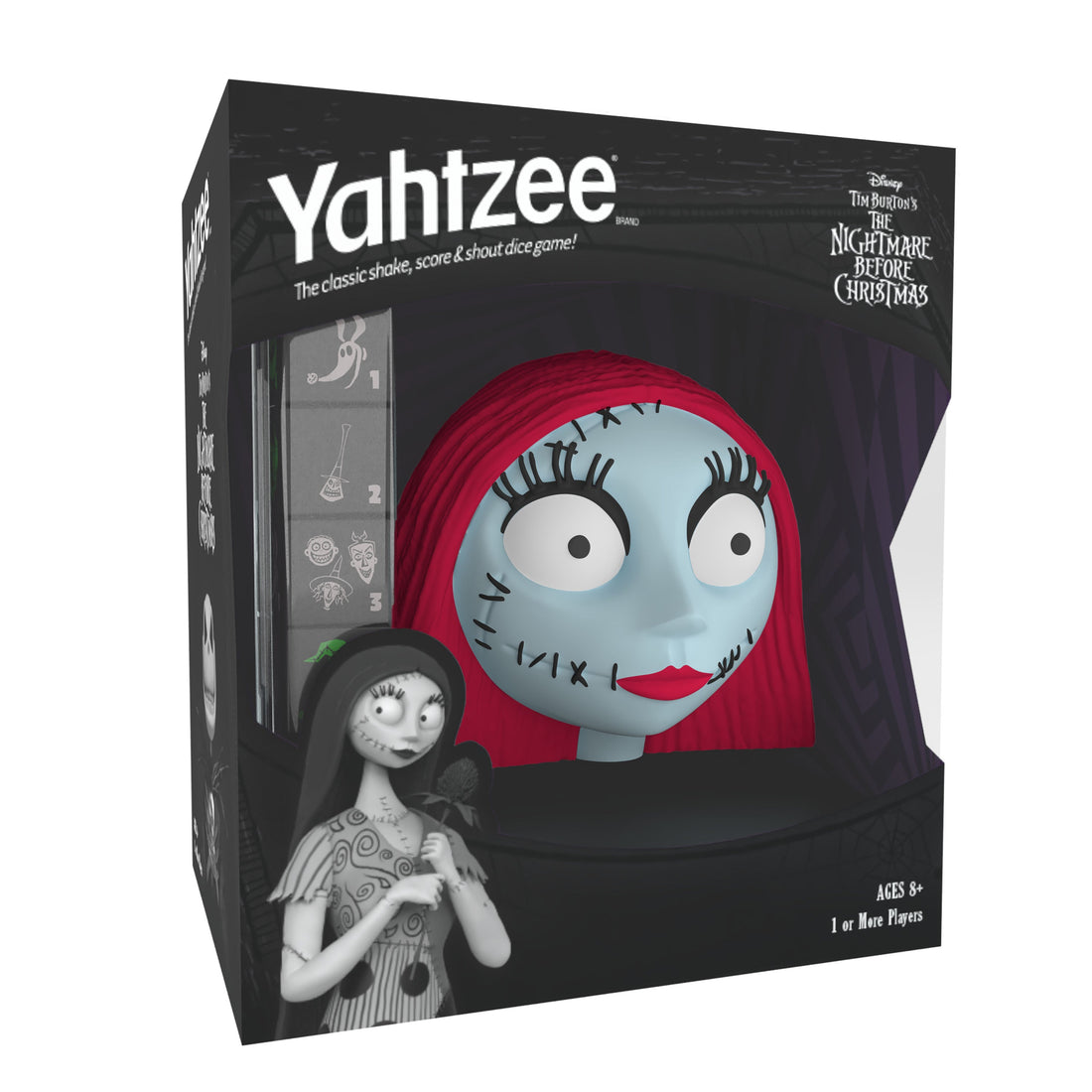 Disney The Nightmare Before Christmas Sally YAHTZEE dice game box