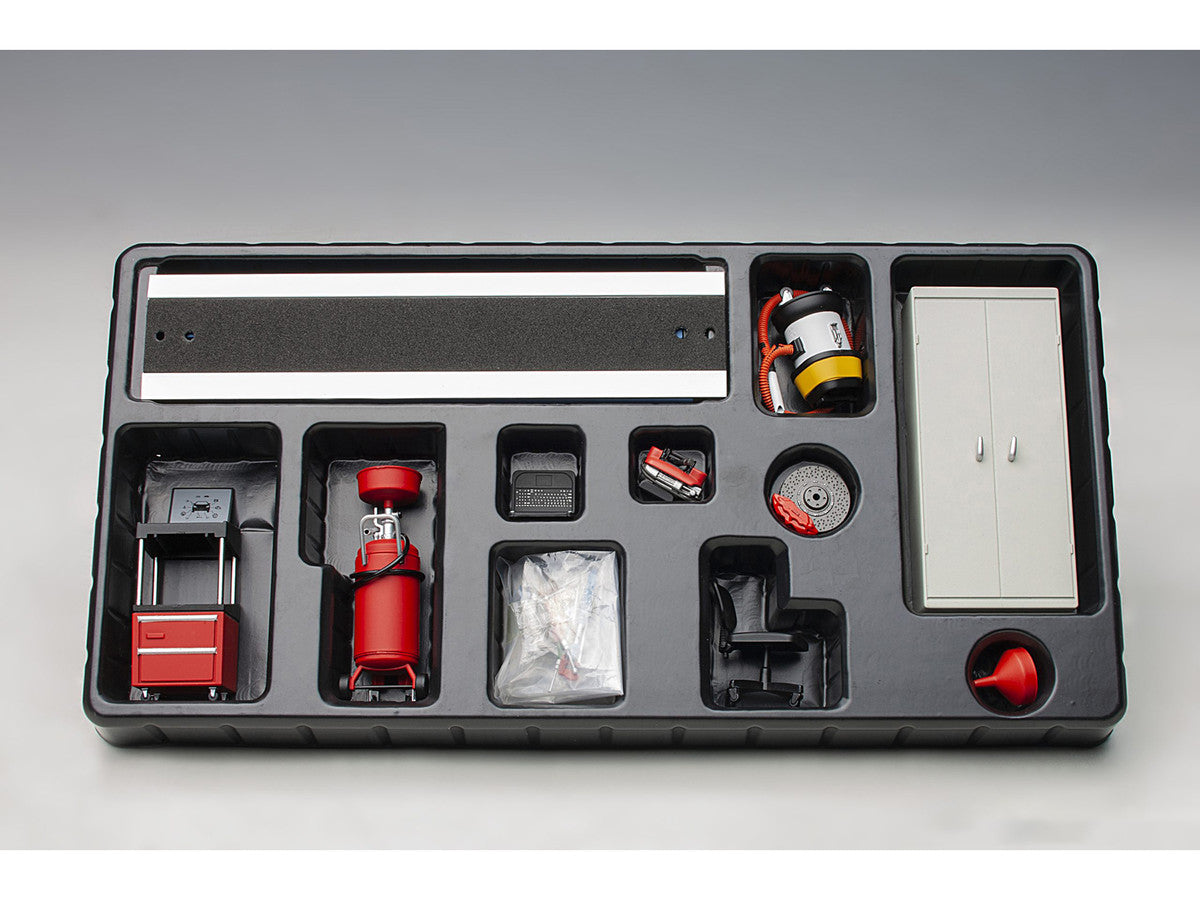 Garage Kit Set (Version 2) for 1/18 scale models by Autoart-2