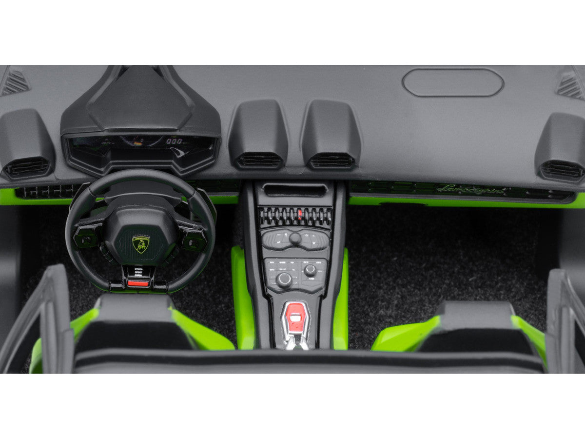 Lamborghini Huracan GT "LB-Silhouette Works" Pearl Green Metallic with Black Top 1/18 Model Car by Autoart-2