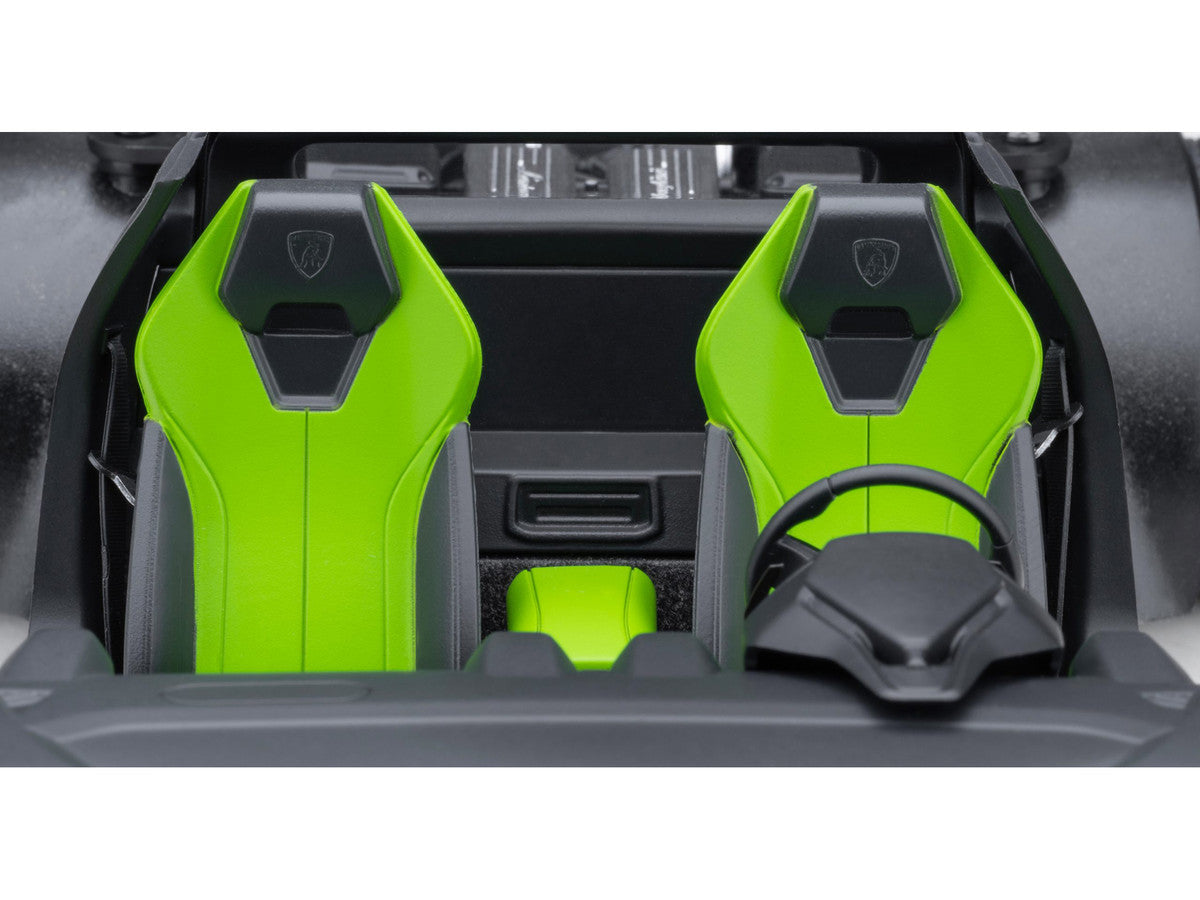 Lamborghini Huracan GT "LB-Silhouette Works" Pearl Green Metallic with Black Top 1/18 Model Car by Autoart-3