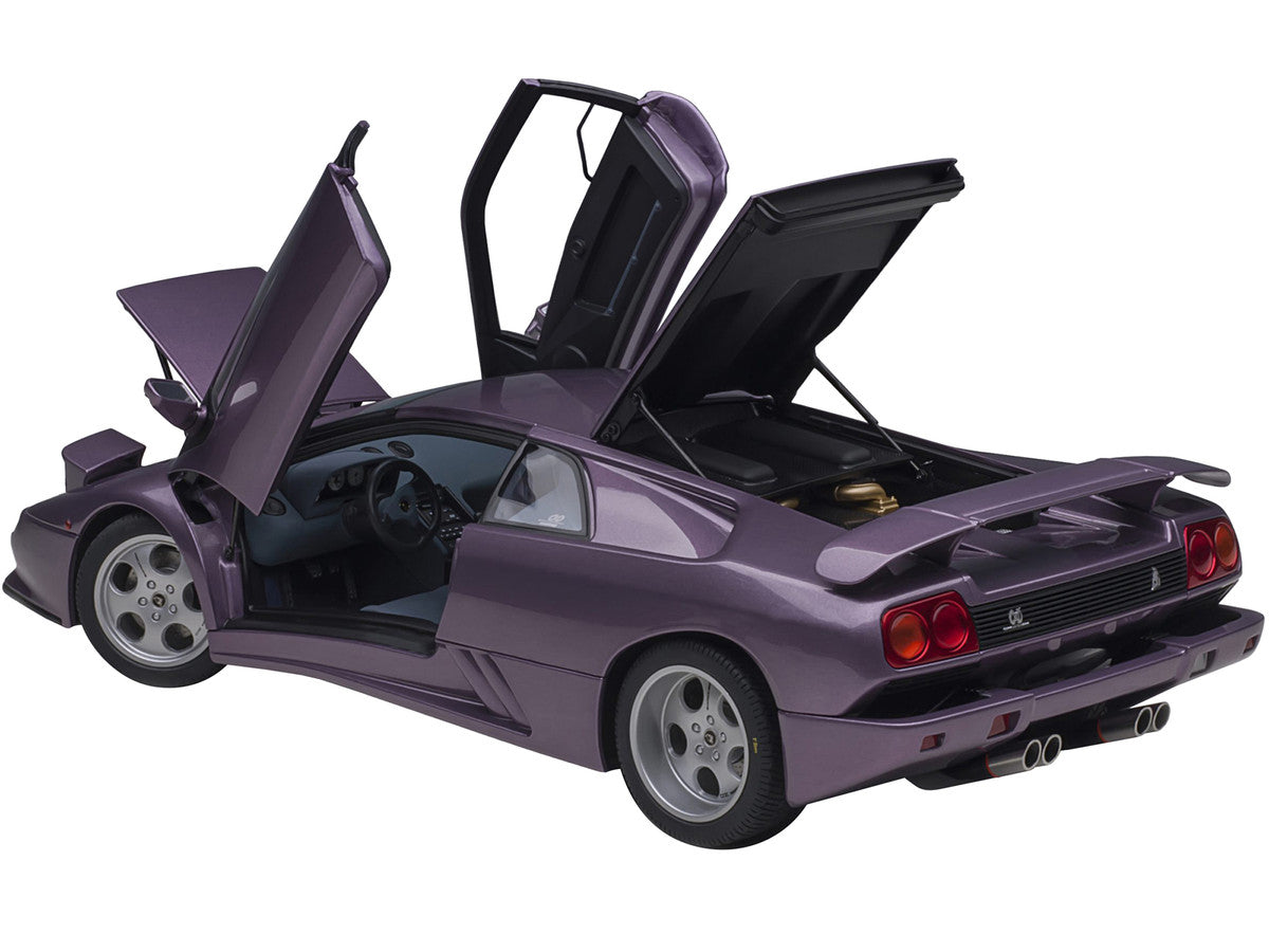 Lamborghini Diablo SE30 Jota Viola SE30 / Purple Metallic with Blue Interior 1/18 Model Car by Autoart-2