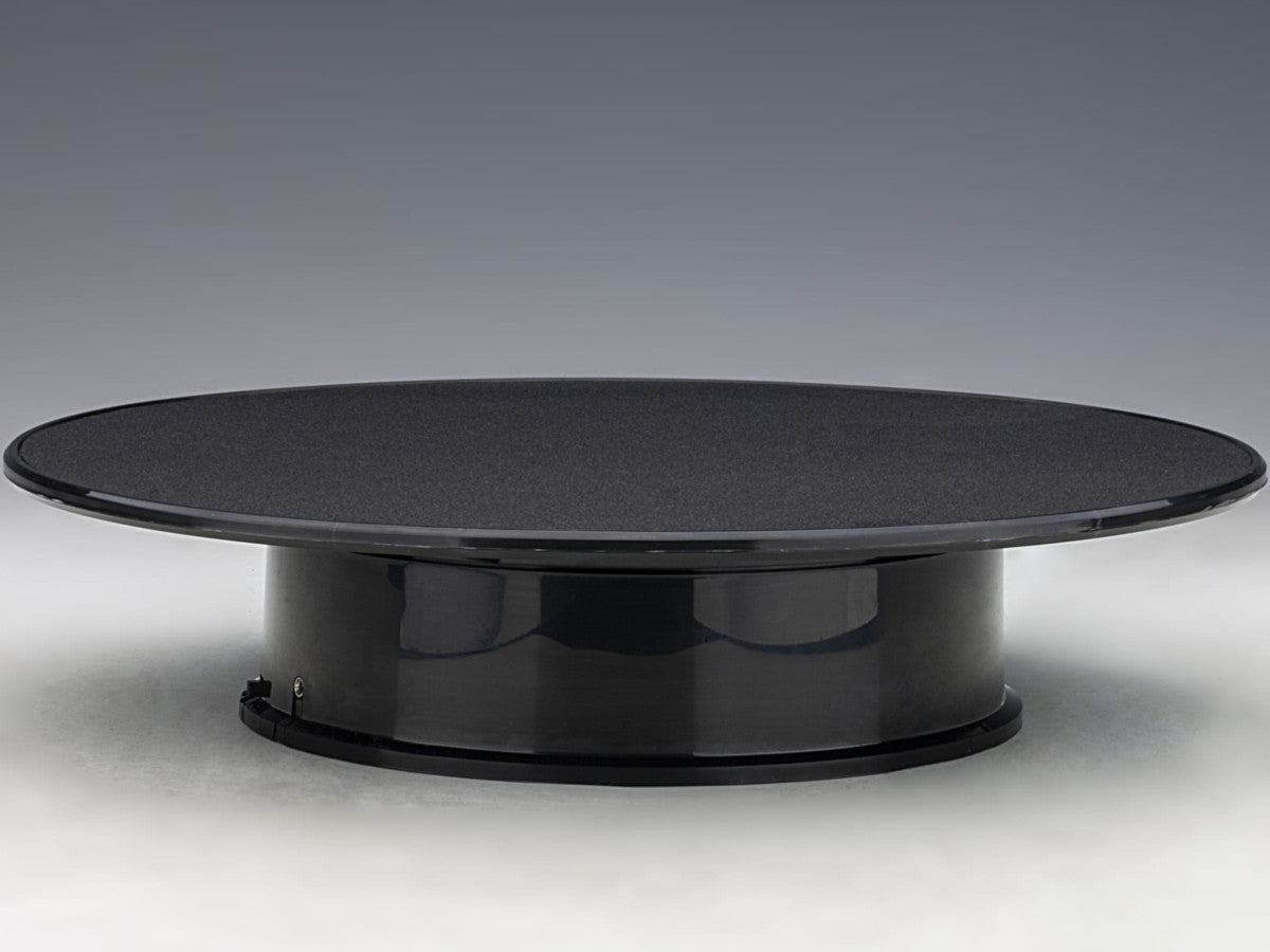 Rotary Display Turntable Stand Medium 10 Inches with Black Top for 1/64 1/43 1/32 1/24 1/18 Scale Models by Autoart-1