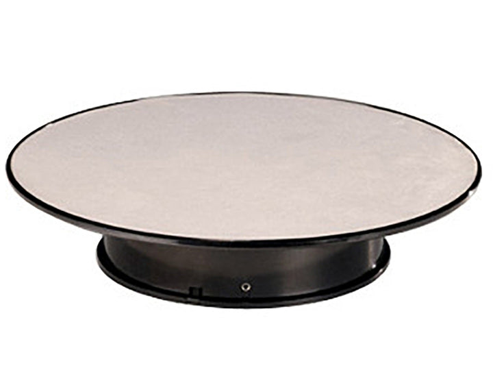 Rotary Display Turntable Stand Medium 10 Inches with Silver Top for 1/64 1/43 1/32 1/24 1/18 Scale Models by Autoart-1