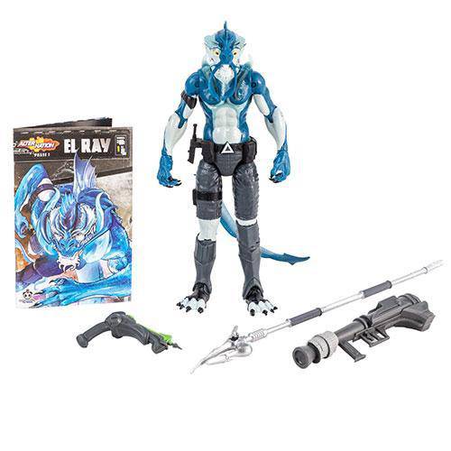 Alter Nation - El Ray - 6 Inch Action Figure (With Free Comic Book) 7