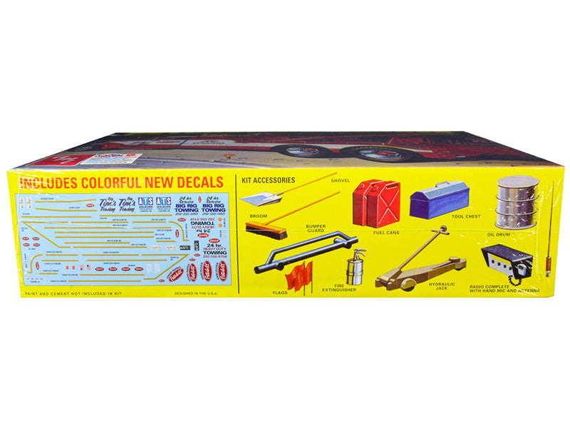 Skill 3 Model Kit Peterbilt Wrecker Tow Truck 1/25 Scale Model by AMT-1