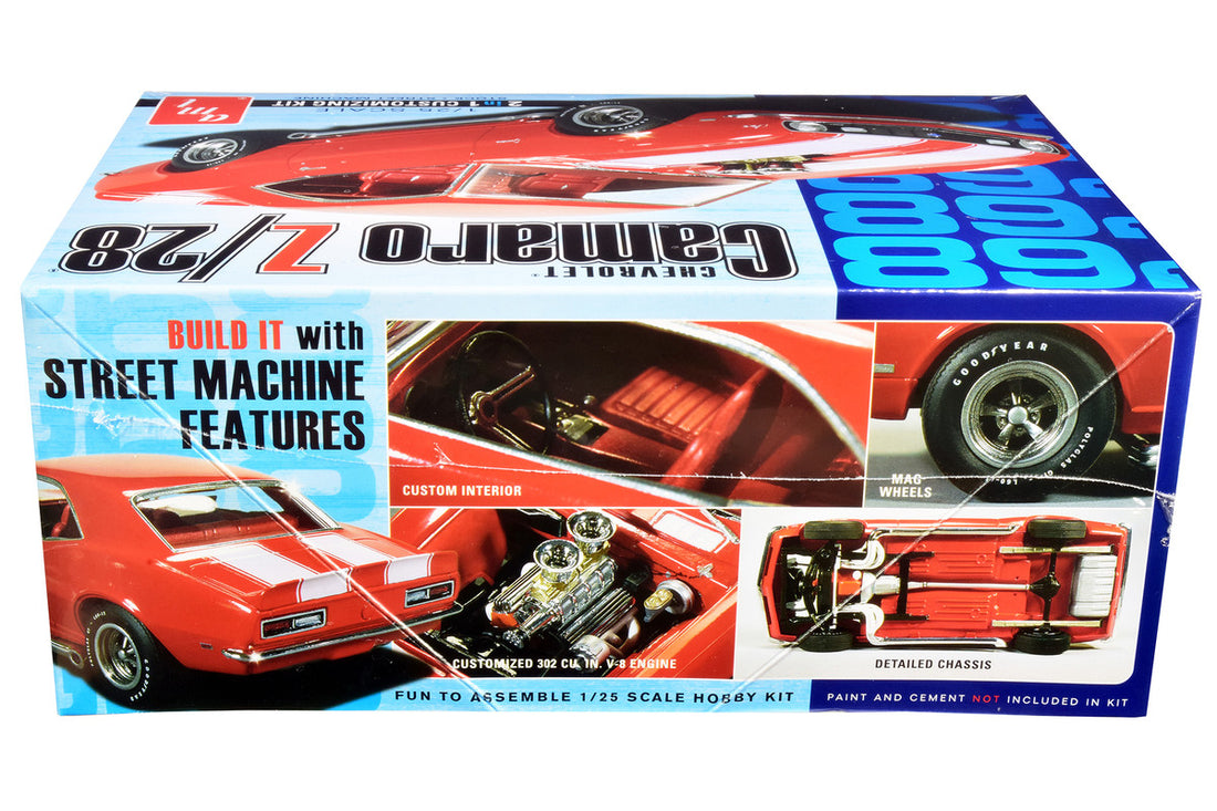 Skill 2 Model Kit 1968 Chevrolet Camaro Z/28 2-in-1 Kit 1/25 Scale Model by AMT-2