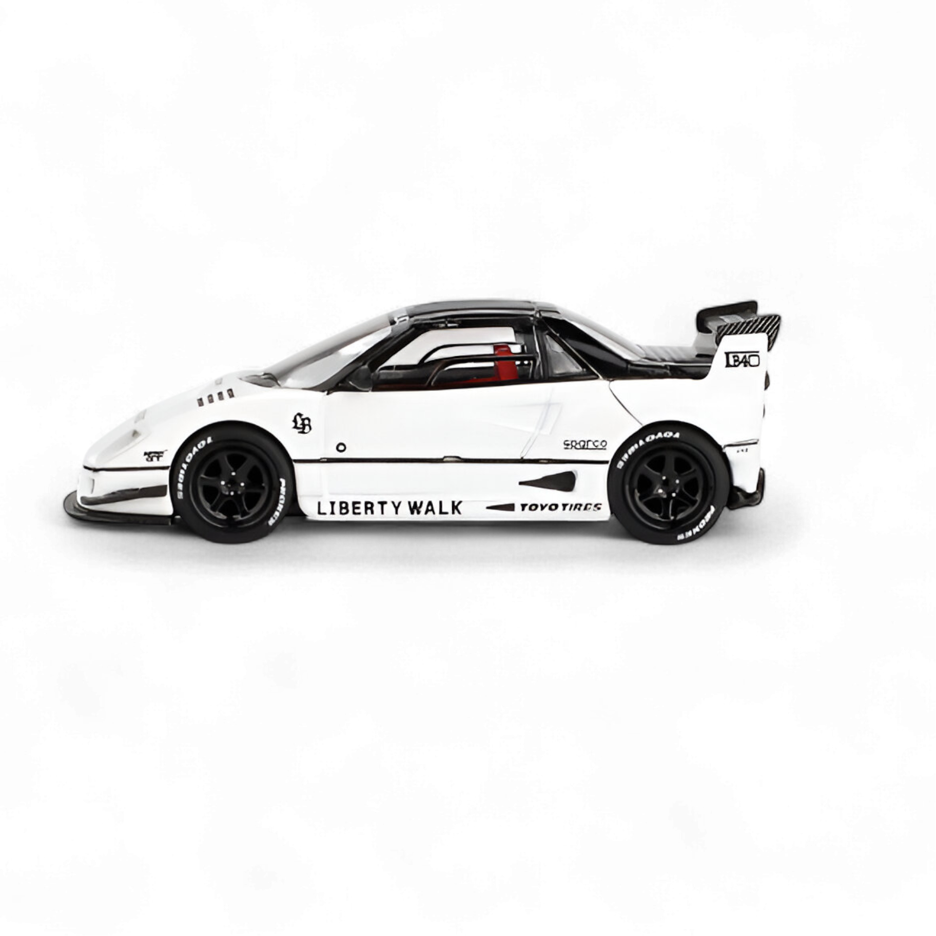 Mazda AZ-1 Liberty Walk LB40 White 1:64 by Mini-GT  4