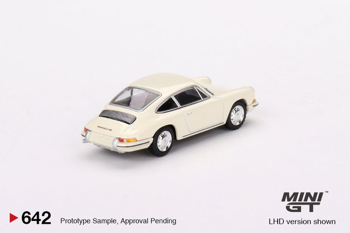 Porsche 901 1963 Ivory 1:64 #642 by Mini-GT Rear View