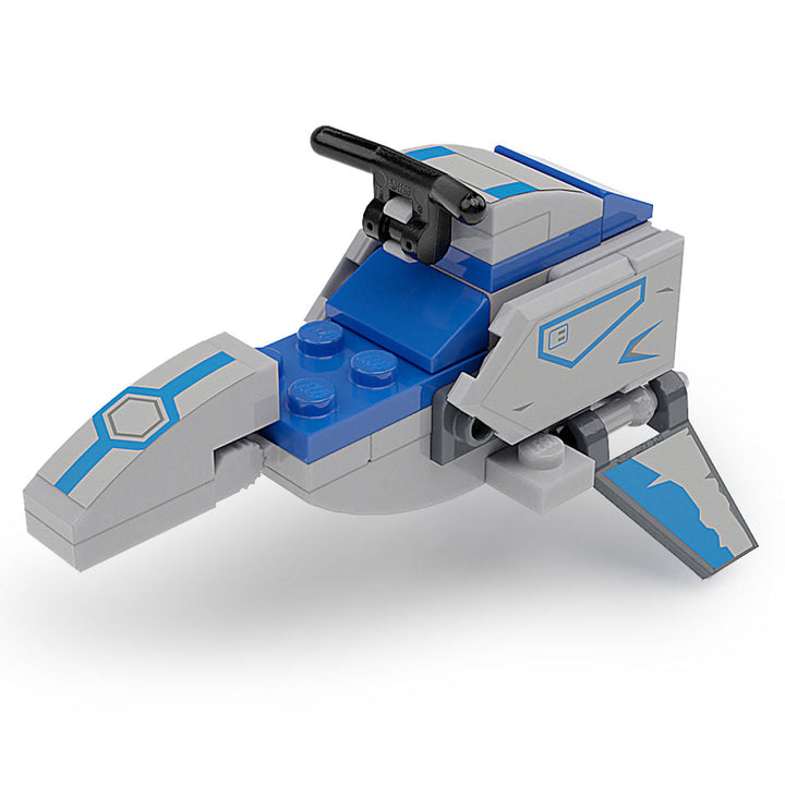 Balutar-class Swoop Speeder Bike Custom Building Set made using LEGO parts 2