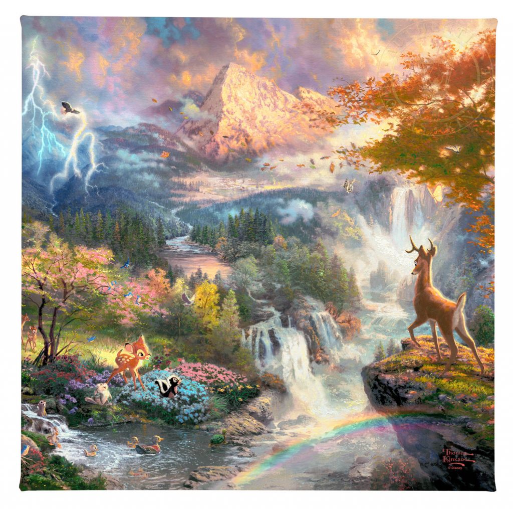 Bambi "Bambi's First Year" (Disney) Wrapped Canvas Art Print 5