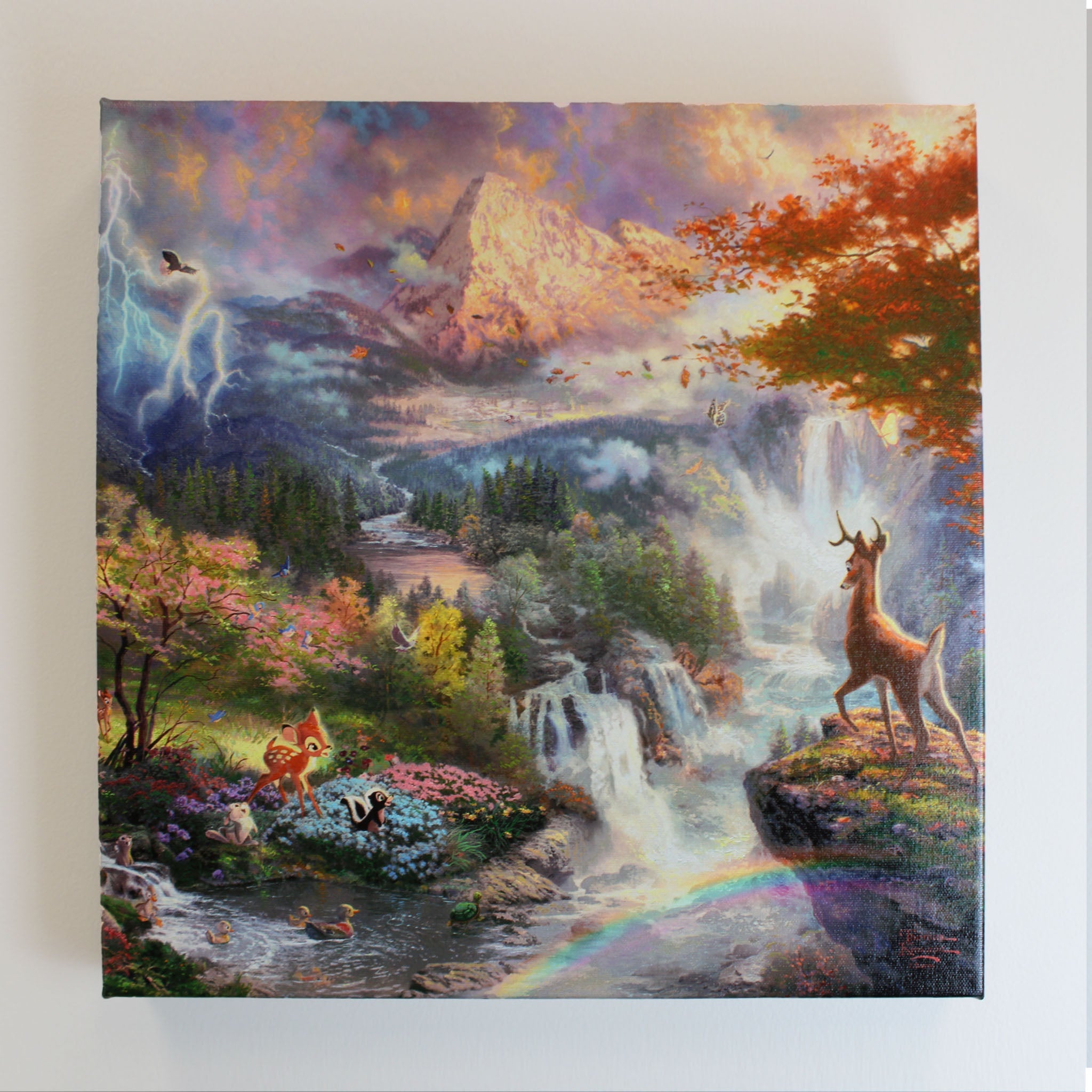 Bambi "Bambi's First Year" (Disney) Wrapped Canvas Art Print