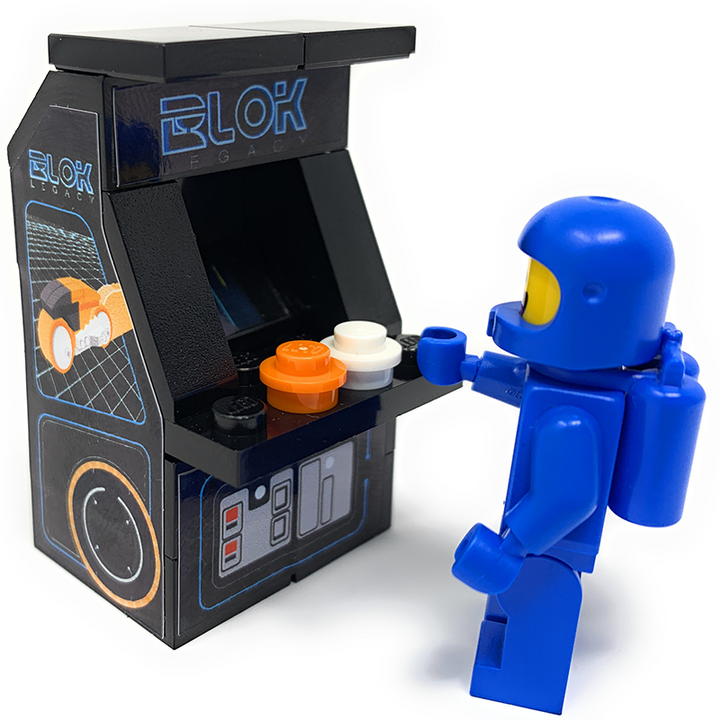 Custom BLOK Legacy Arcade Machine made using LEGO parts 2