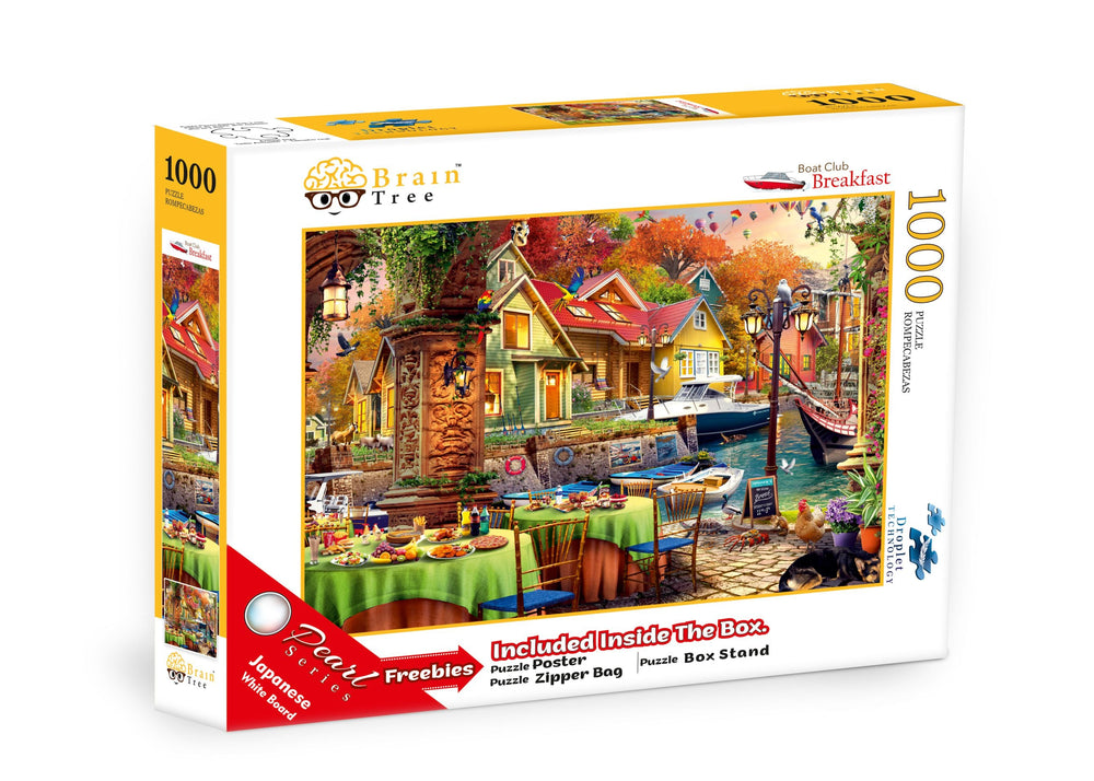 Boat Club Breakfast Jigsaw Puzzles 1000 Piece-1