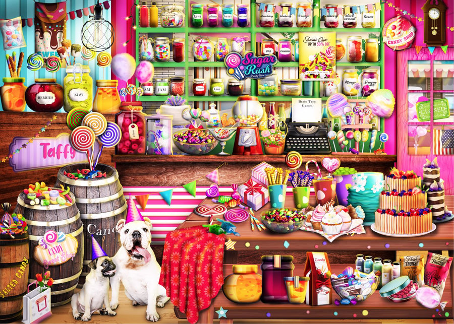 Candy Shop Jigsaw Puzzles 1000 Piece-0