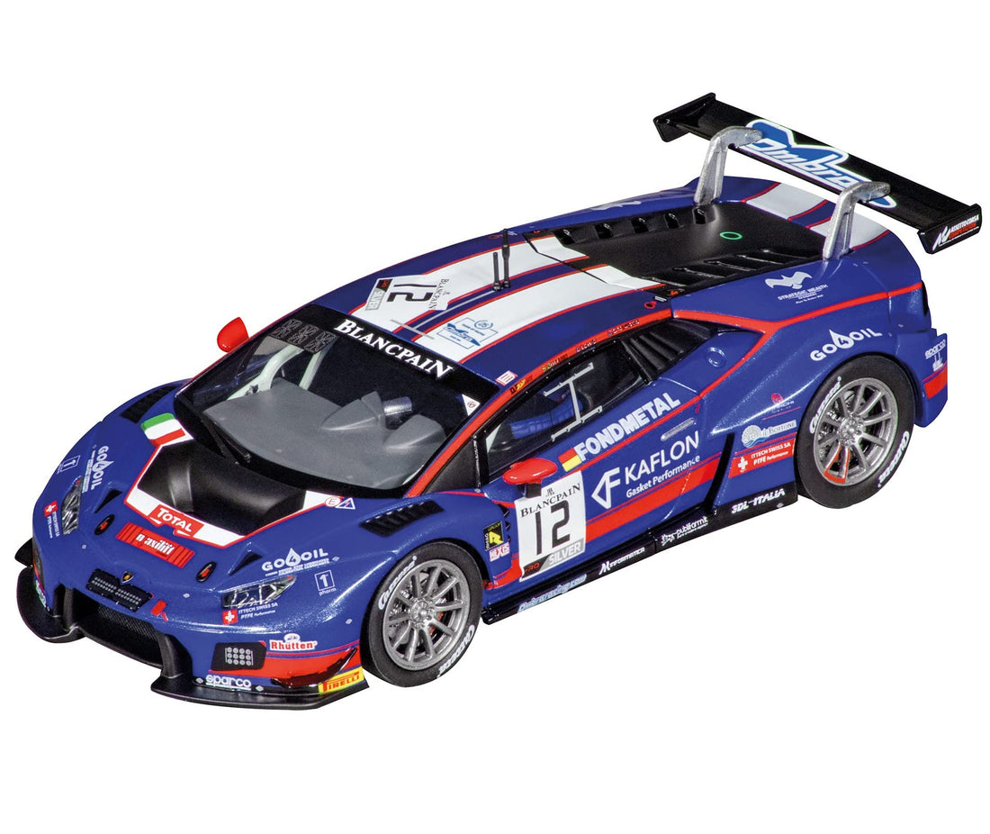 Lamborghini Huracan GT3 Ombra Racing #12 Carrera GO!!! 1:43 Scale Analog Slot Car 20064211 Side View