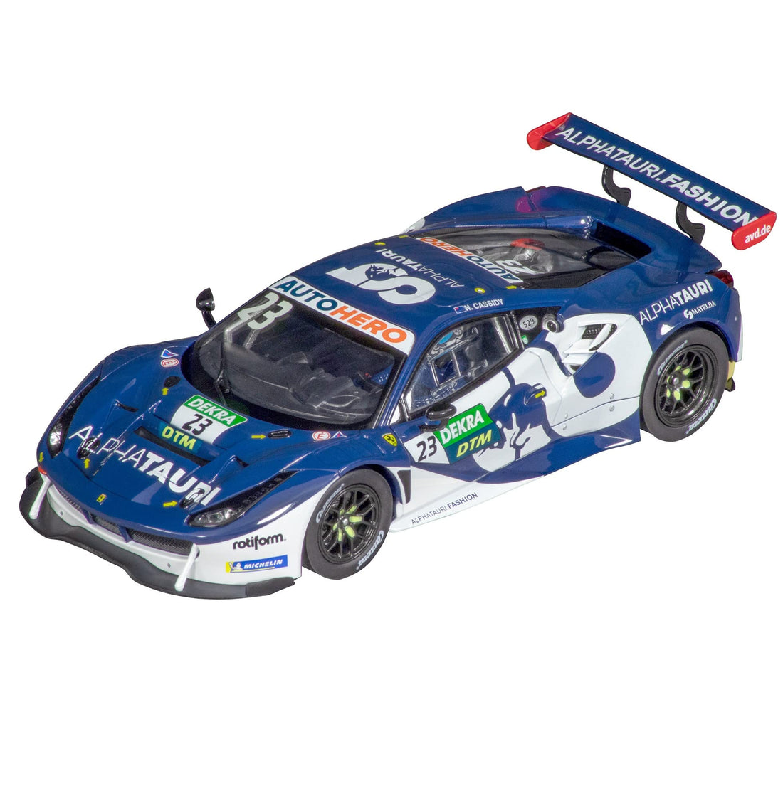 Ferrari 488 GT "Alpha Tauri AF Corse, No 23" DTM Carrera 1:32 Digital Slot Car by Carrera 20031033