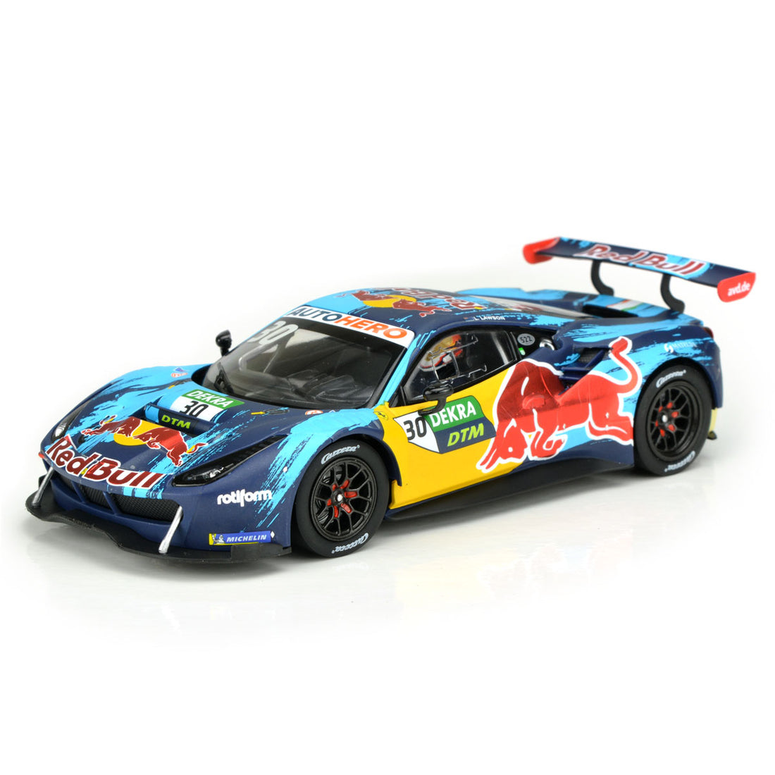 Ferrari 488 GT3 "Red Bull AF Corse, No 30" DTM Carrera 1:32 Digital Slot Car by Carrera 20031032